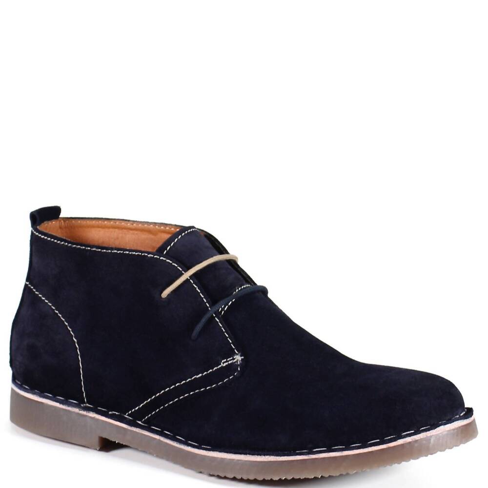 NEW DIBA TRUE men's corn stalk classic chukka boots in navy
